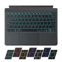 Uogic Typový kryt pro Microsoft Surface Go 3/Surface Go 2/Surface Go - Tenký přenosný bezdrátový klávesnice pro Surface Go s pod